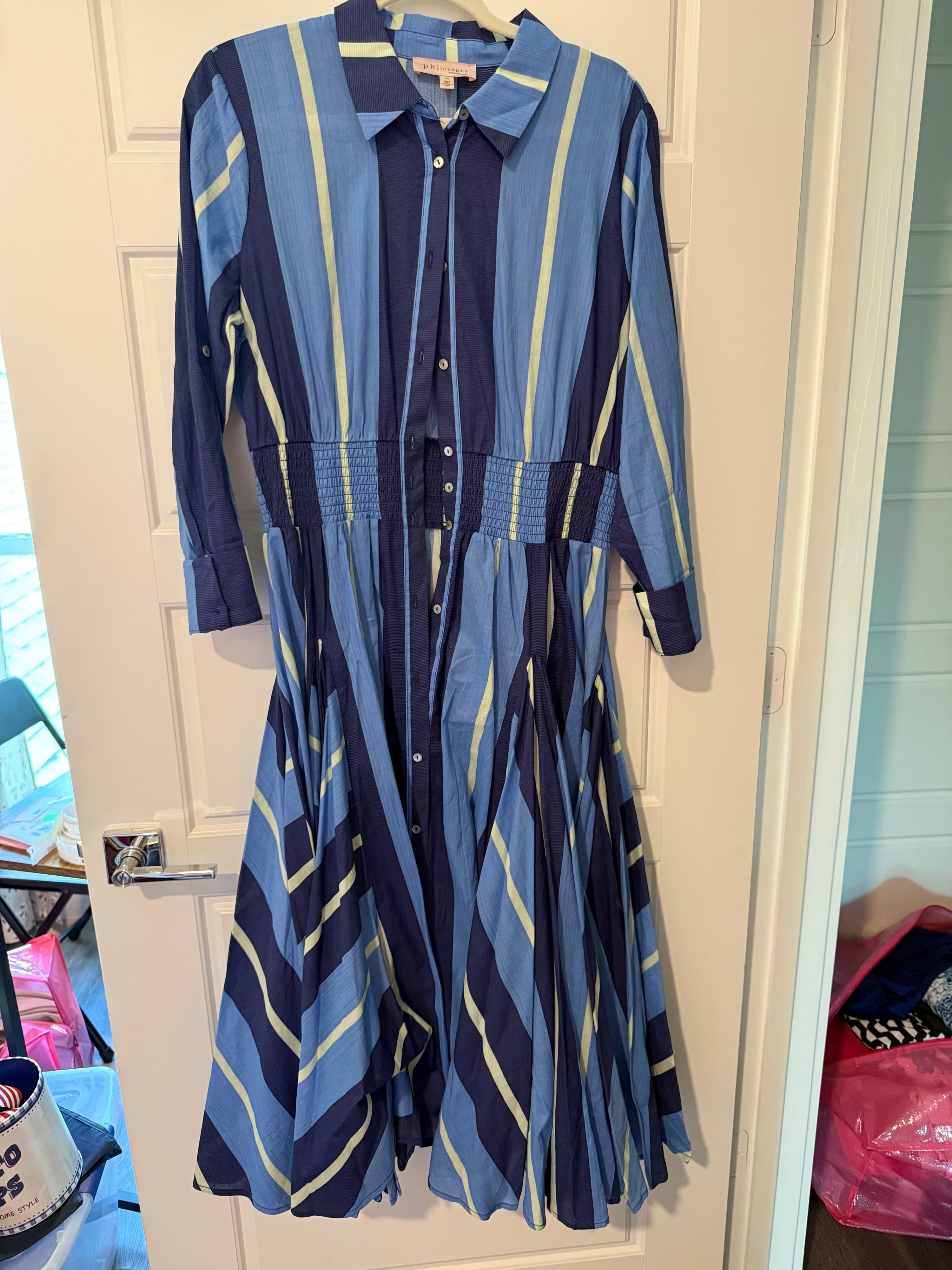 Philosophy Republic Clothing Striped Dress L