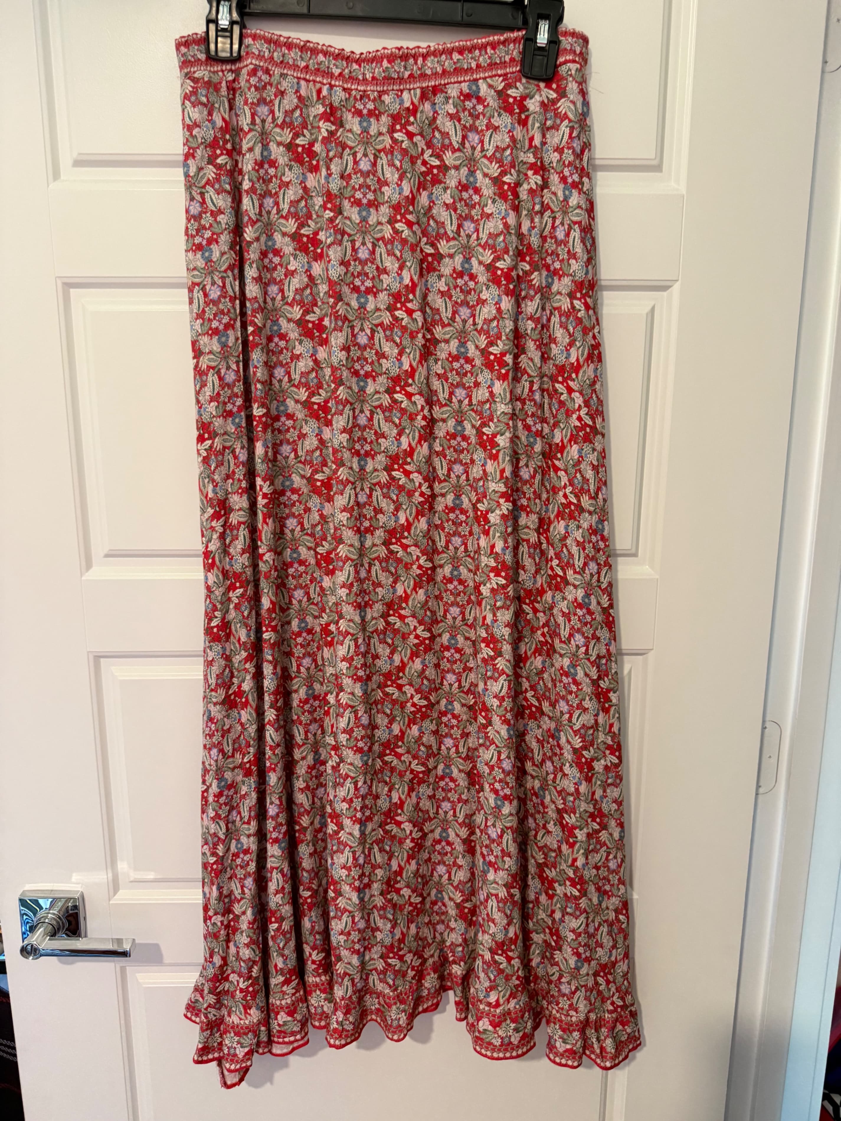 Max Studio London Floral Maxi Skirt Size M