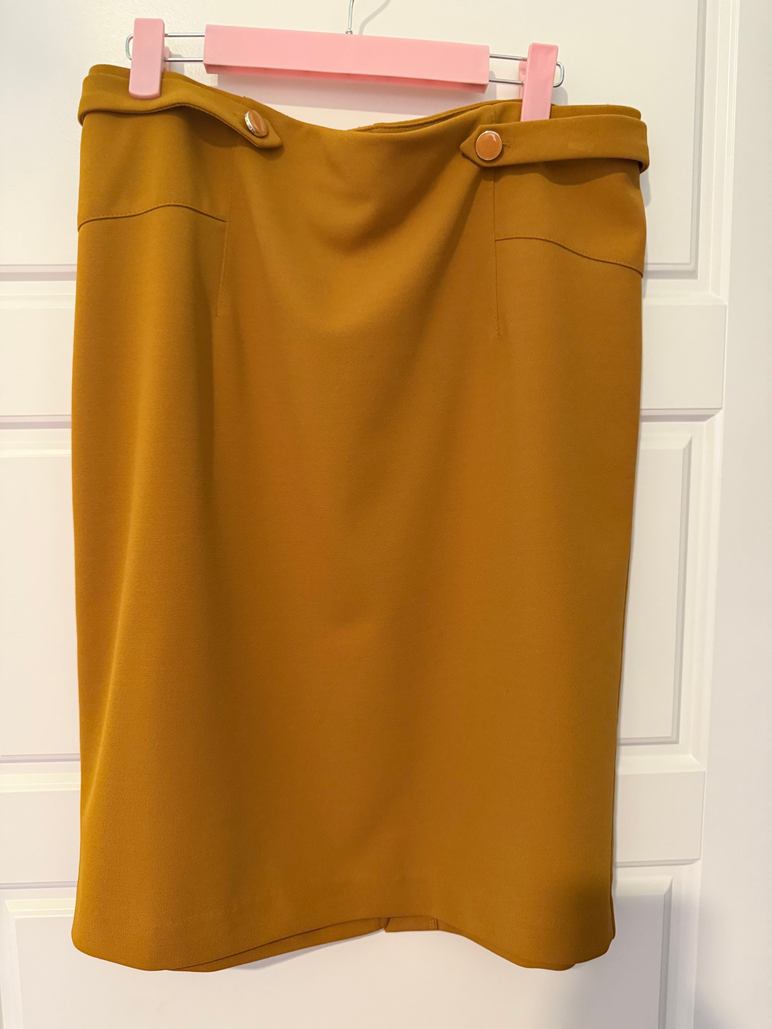 NYCC Mustard Pencil Skirt PL
