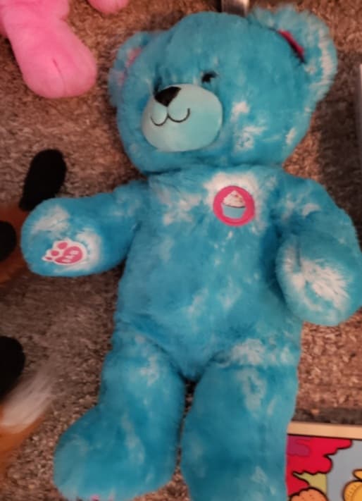 Build-A-Bear Blue Birthday Treat Bear – Cupcake Tie-Dye Plush (Copy)