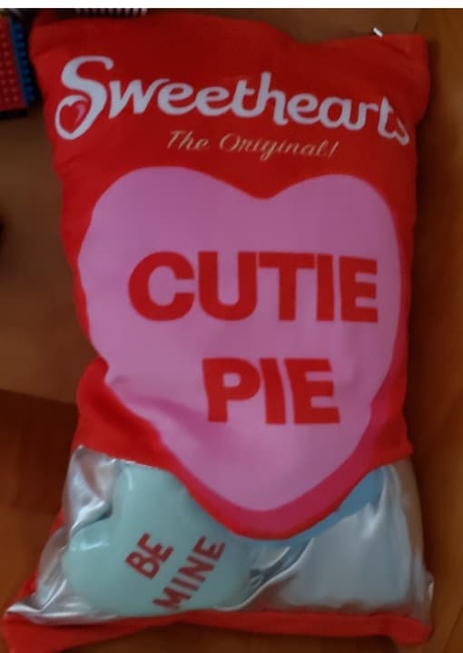 Sweethearts "Cutie Pie" Interactive Bag Plush with Removable Candy Hearts