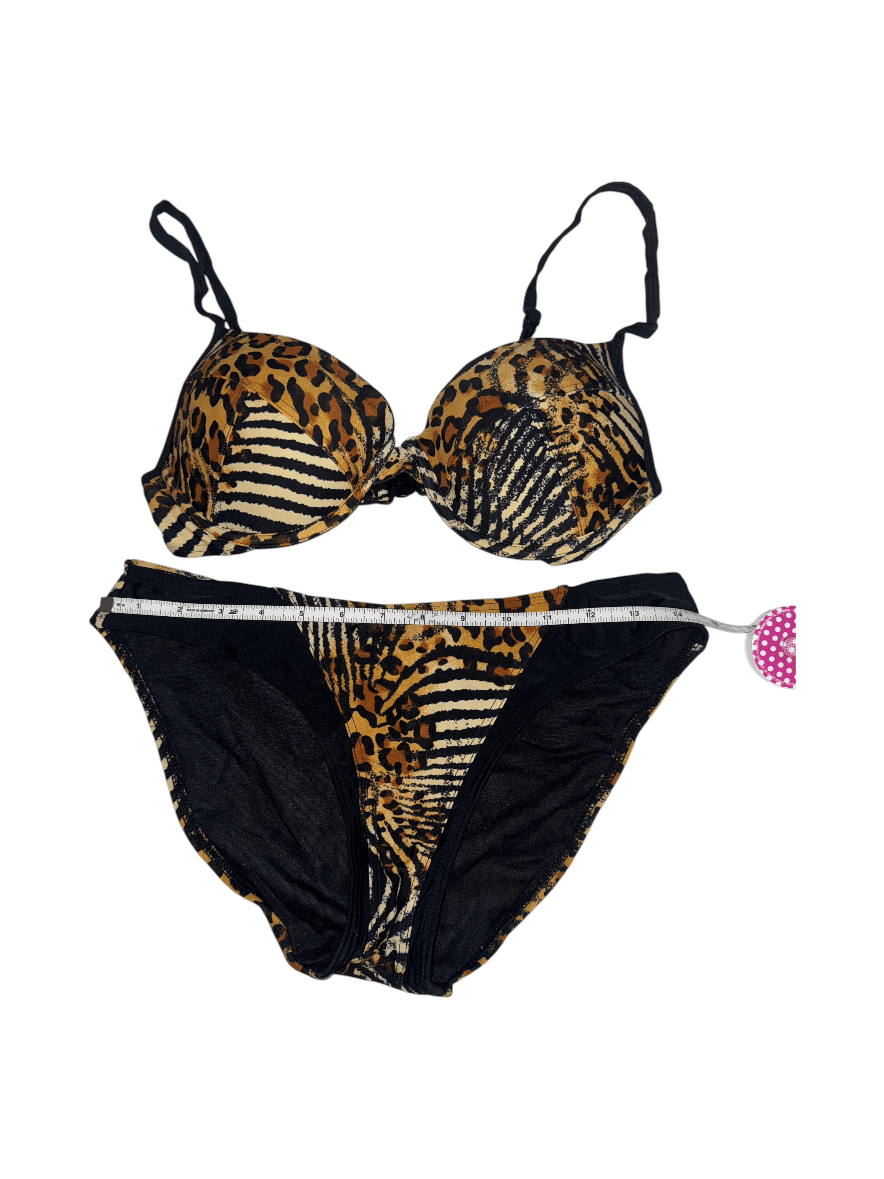 Animal Print Bikini Set Size M