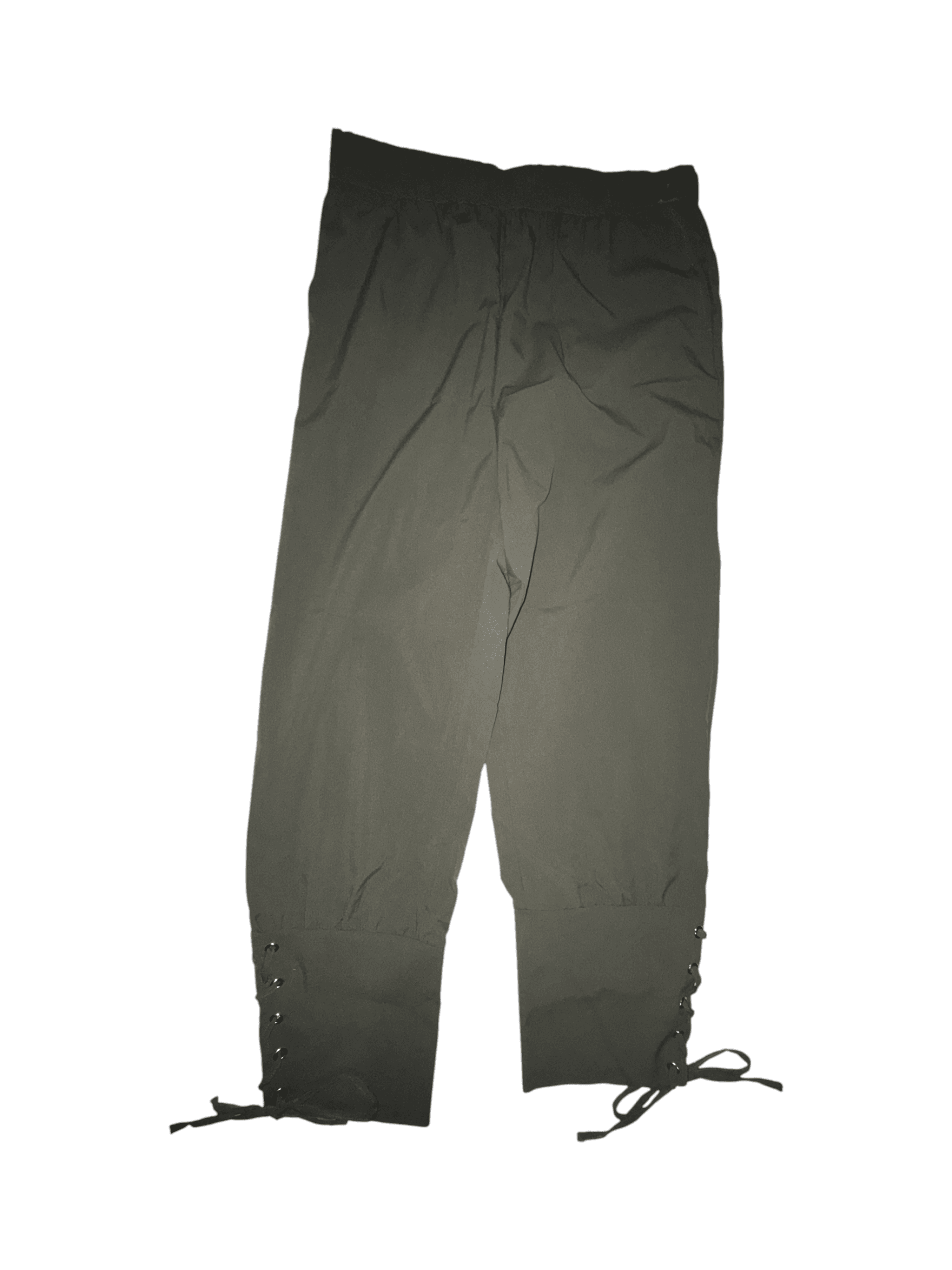 Olive Green Lace-Up Pants Size 12