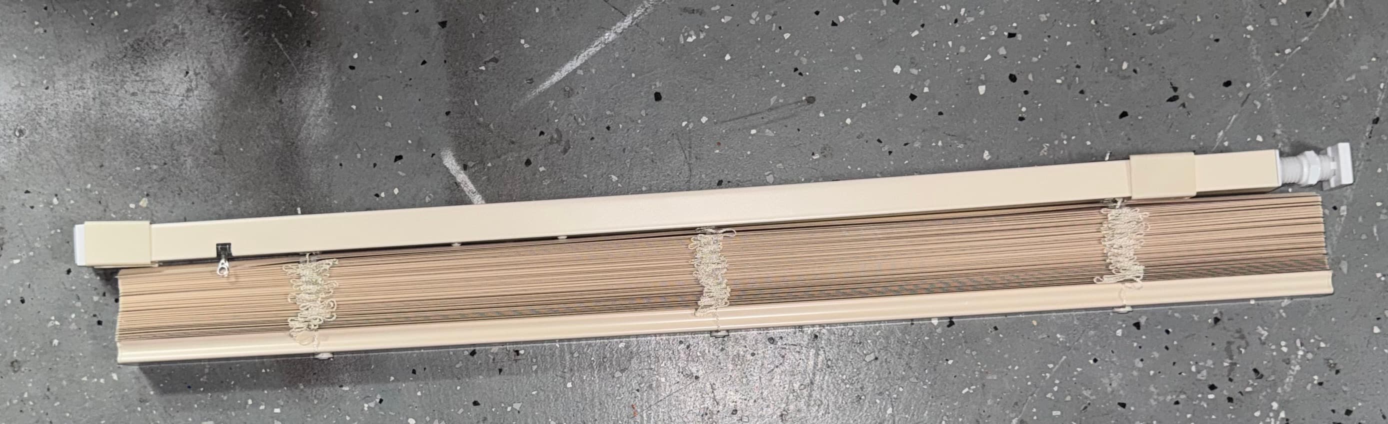 Beige Window Blind 32 Inch