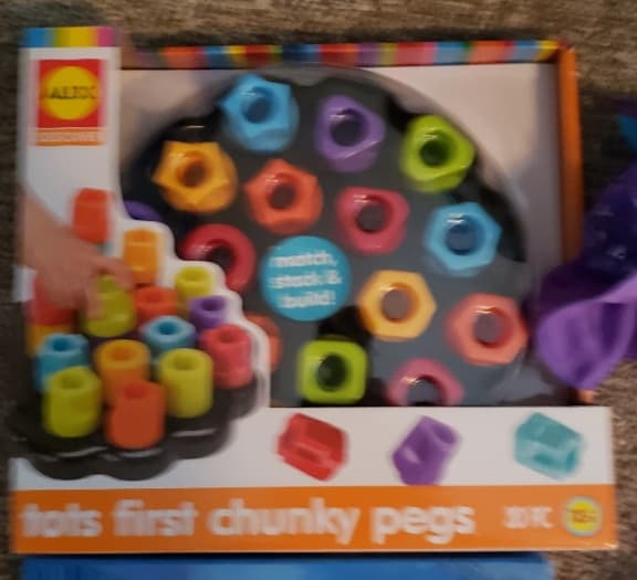 Alex Discover Tots First Chunky Pegs Toy Set