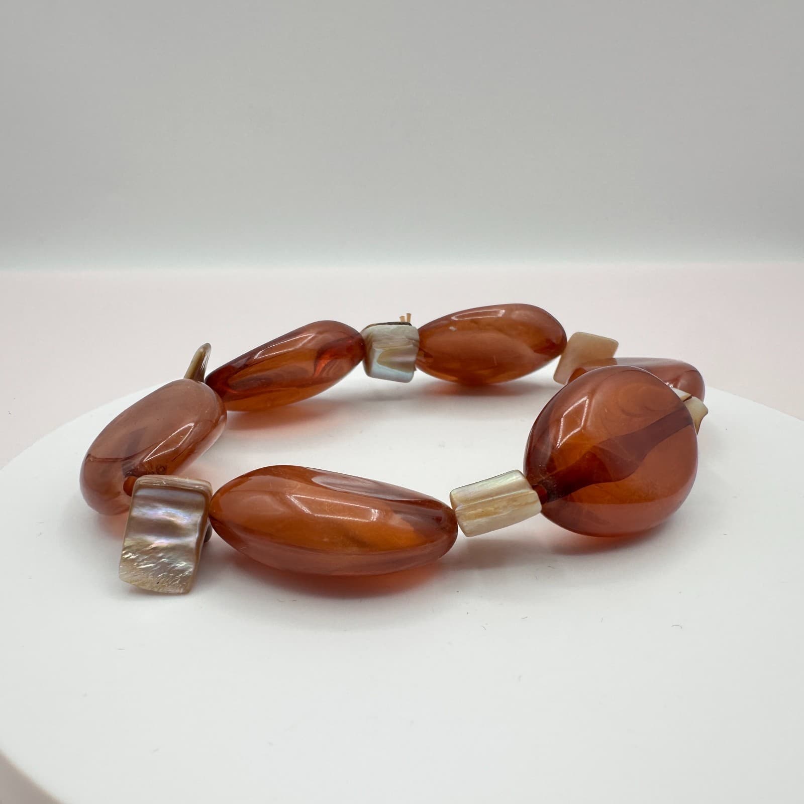 Vintage Y2K Chunky Beaded Stretch Bracelet Boho Women's Classic Fashion Jewelry