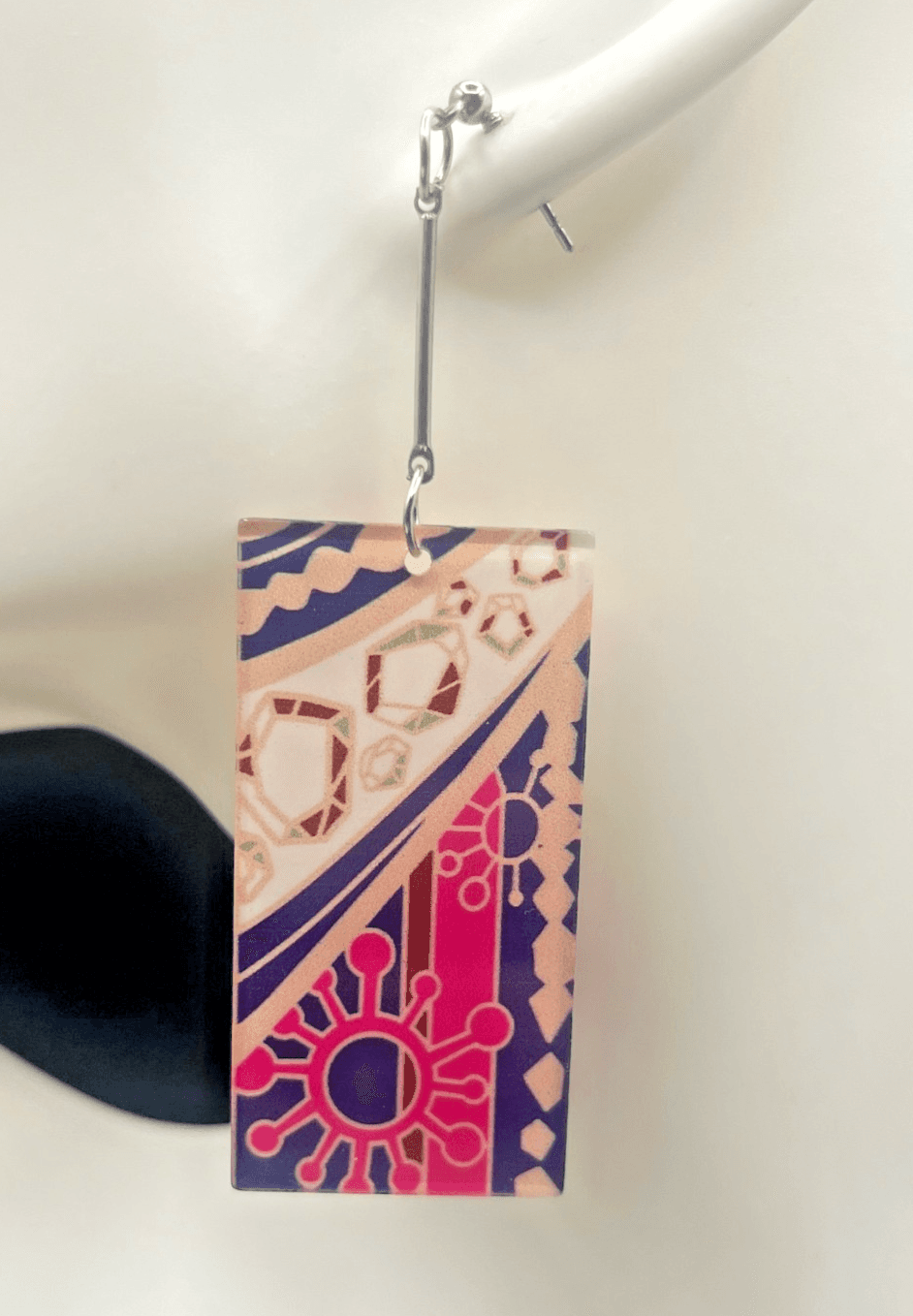 Vintage Y2K Geometric Pattern Women's Dangle Earrings Classic Fashion Jewelry