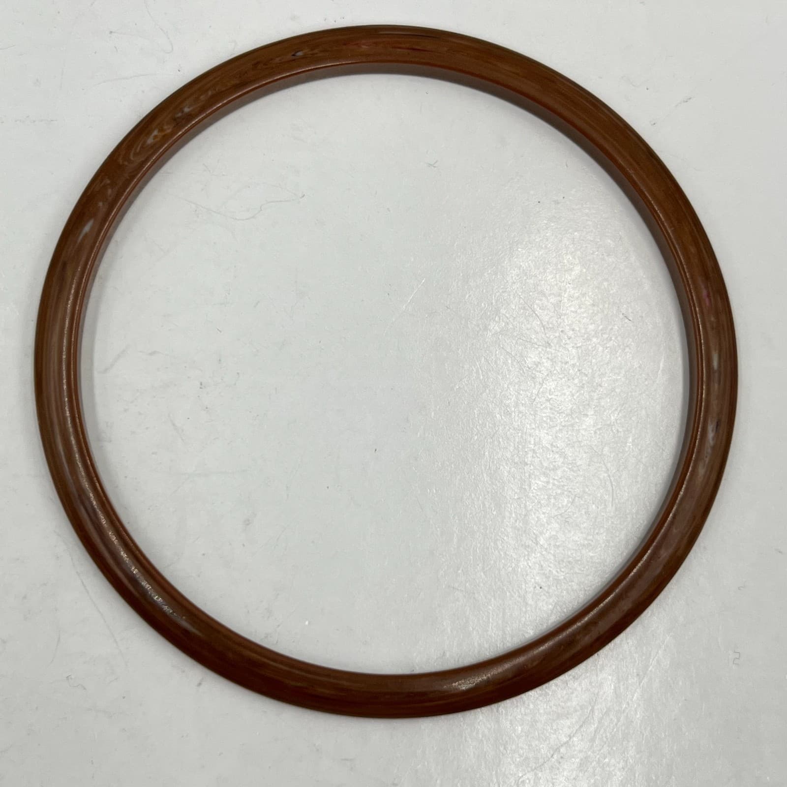 Vintage Retro Lucite Bangle Bracelet Set 3 Brown Tan Marbled Earthy 80ch Classic