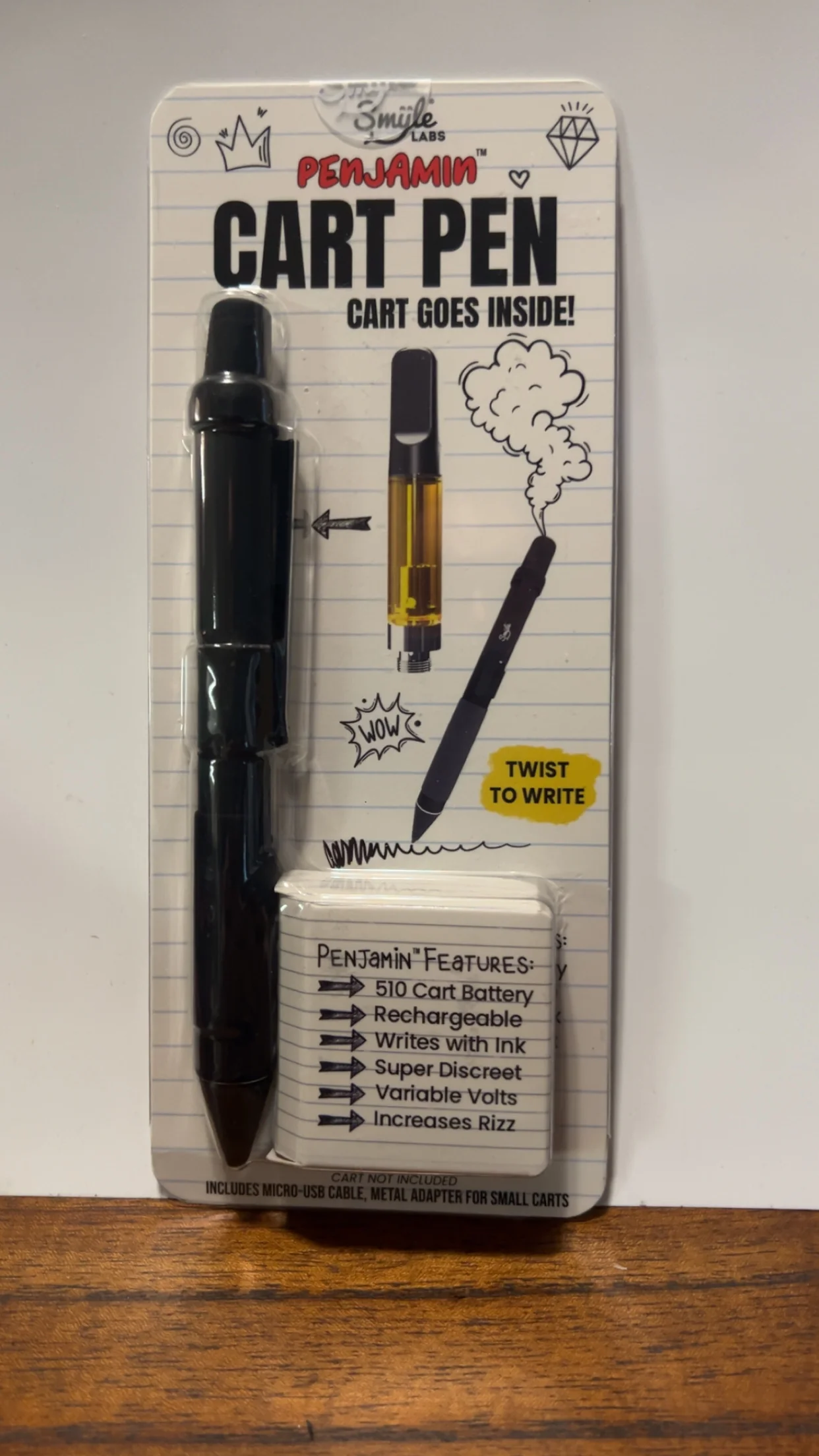 Penjamin Cart Pen with 510 Battery and Rechargeable Feature