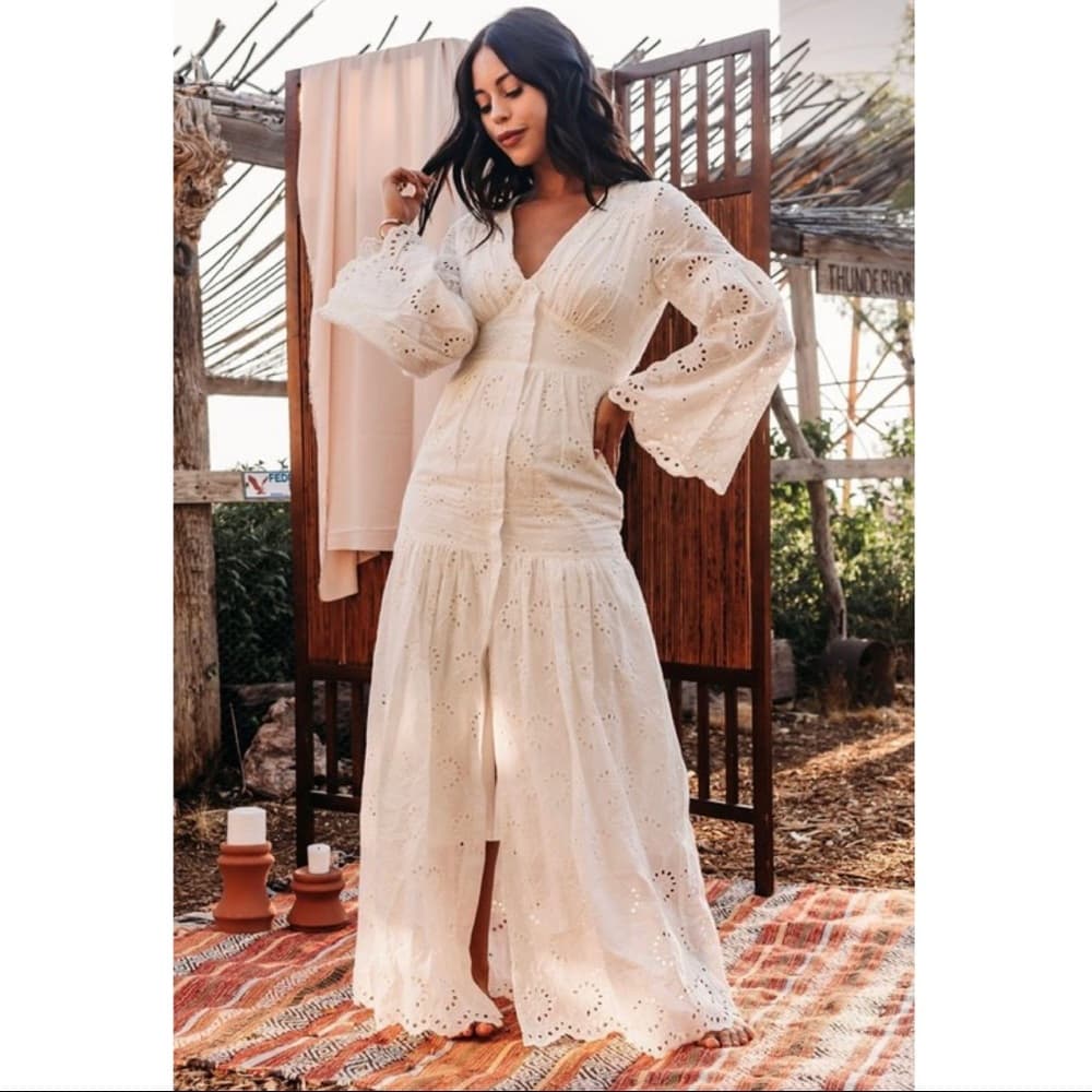 STEVIES SECRET DRESS - WHITE