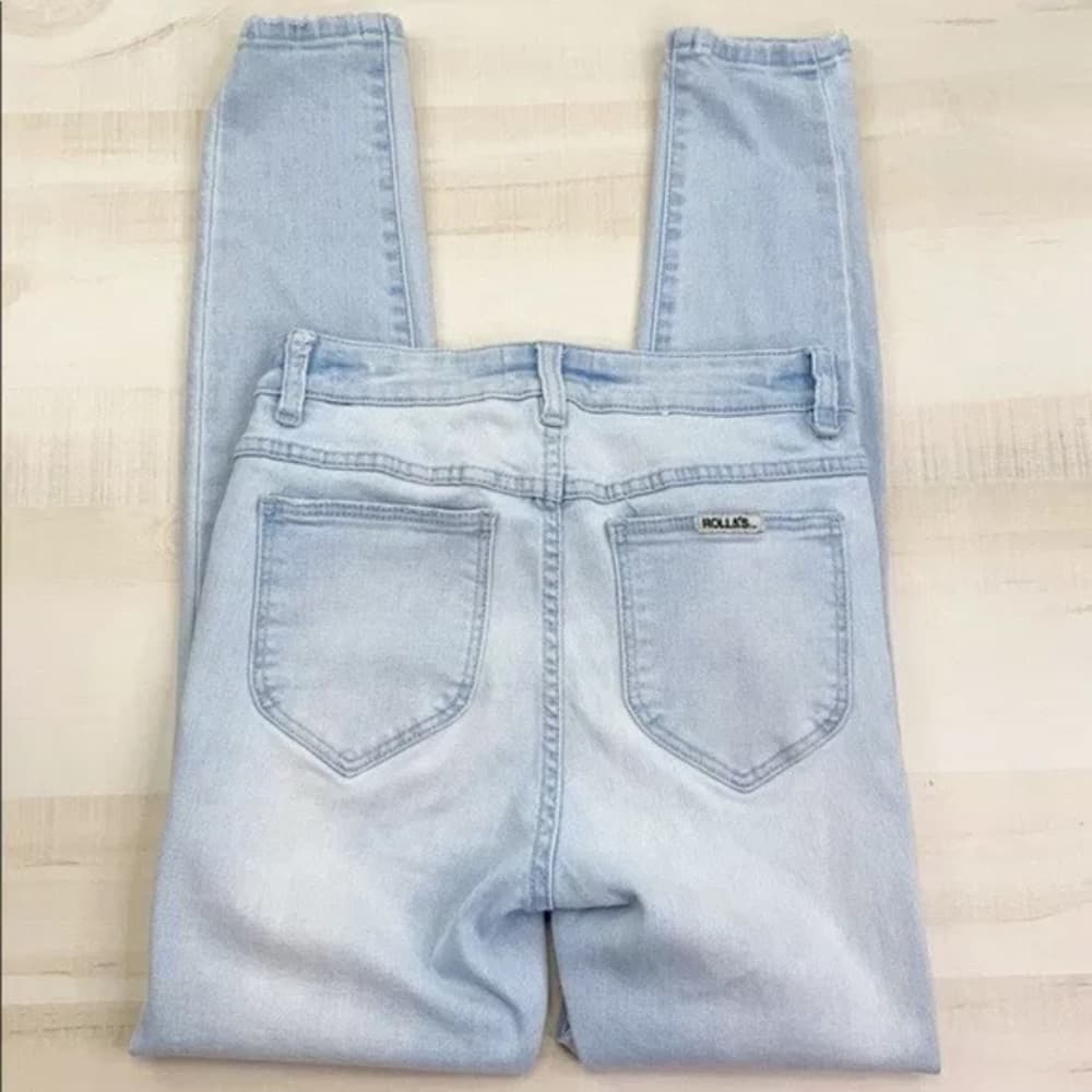 ROLLA’S West Coast Super Skinny In Light Blue Wash