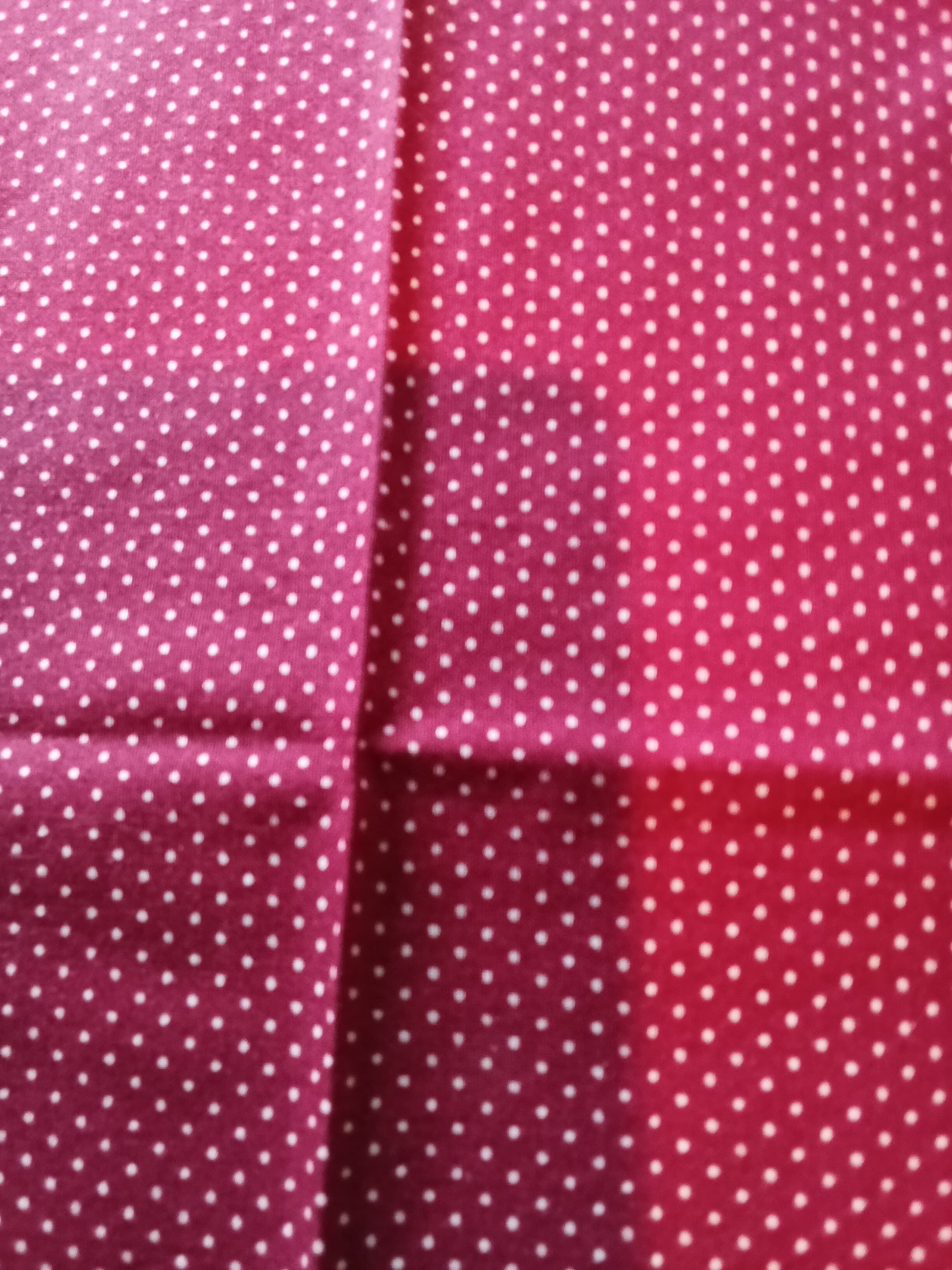 Polka Dot Fabric Material for Sewing Projects irregular cut