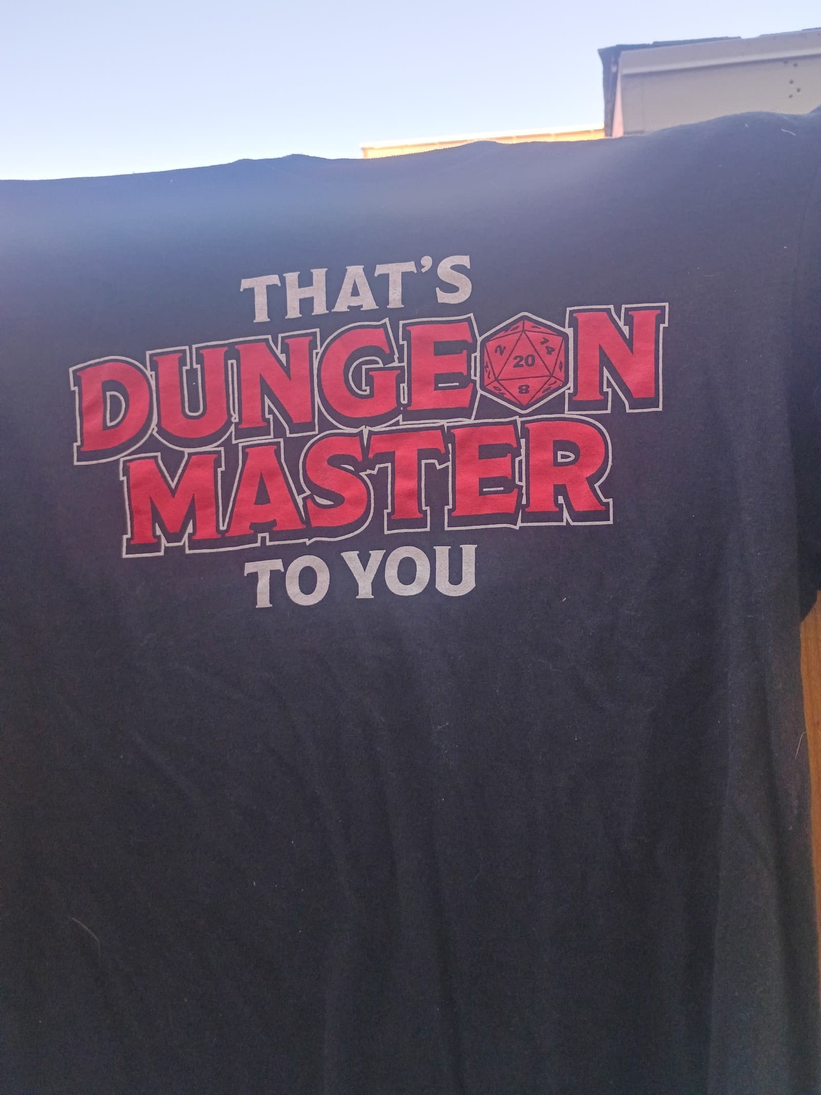 Black dungeons and dragons tee