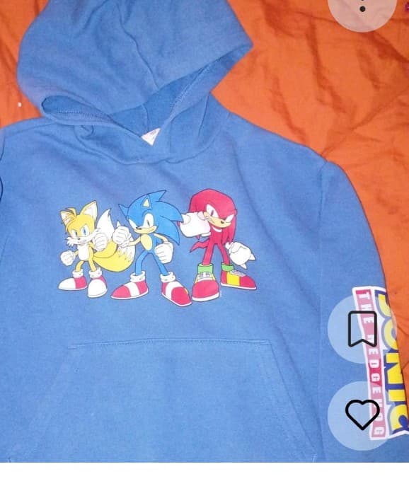 Sonic the hedgehog hoodie