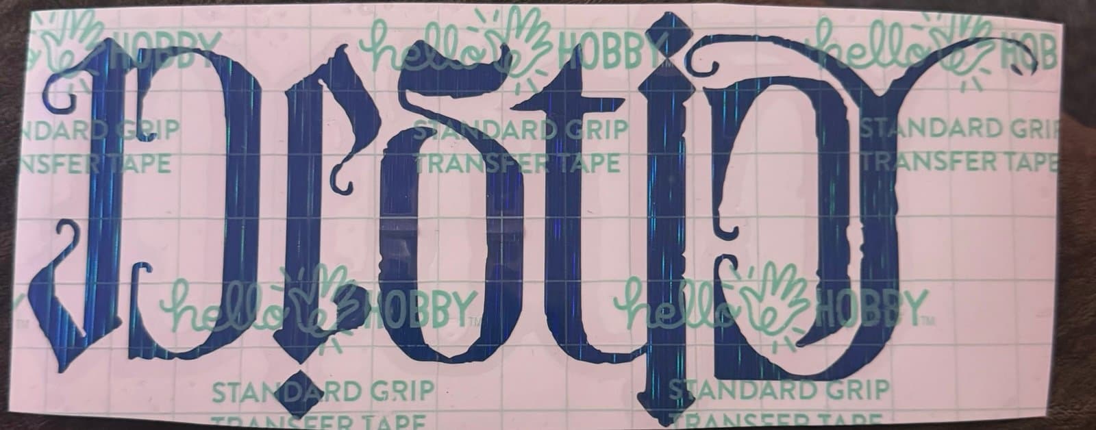 Upside down words DESTINY CHOICE