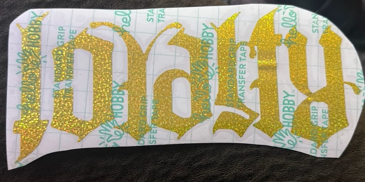 Ambigram sticker LOYALTY RESPECT