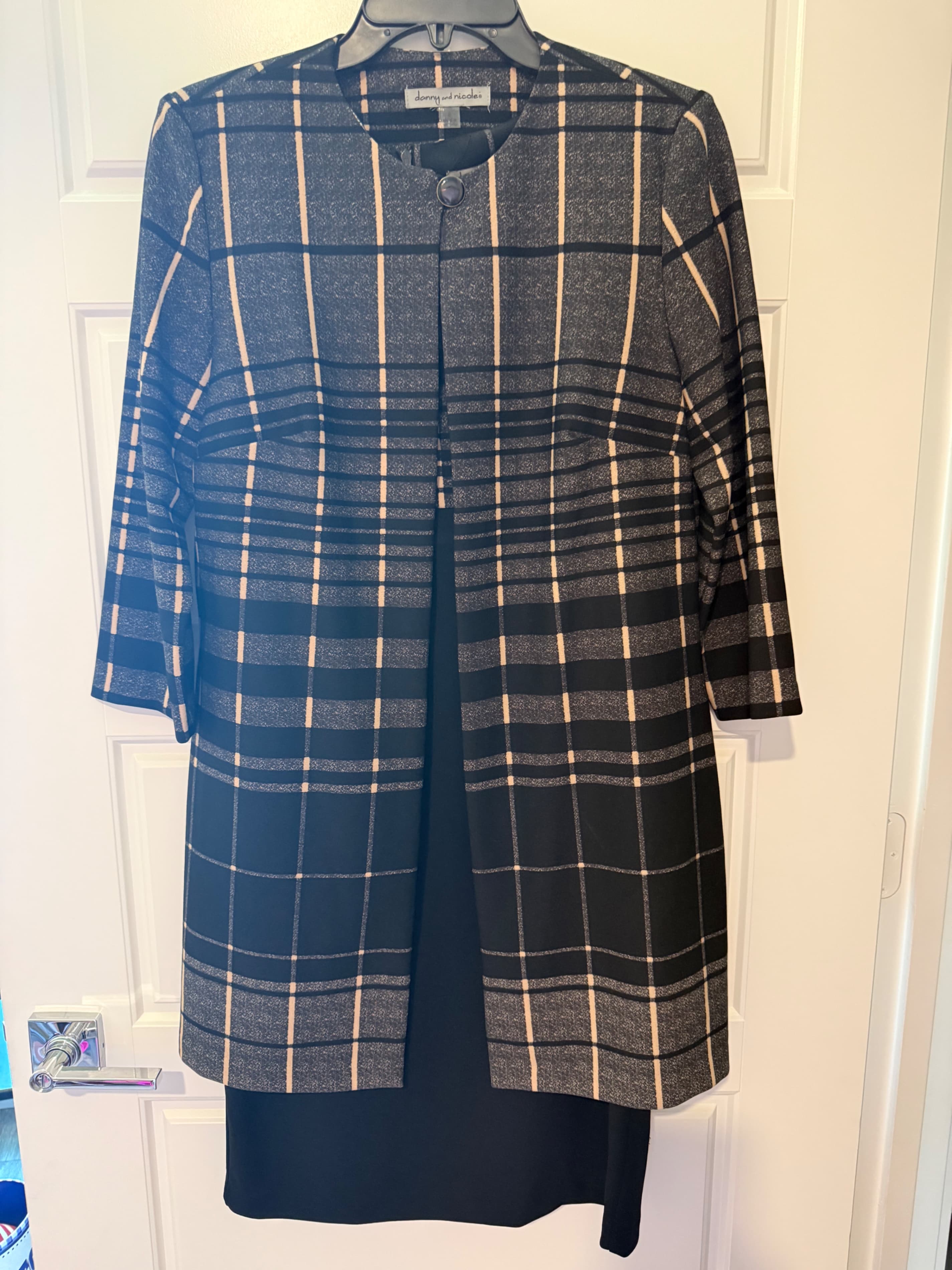 Danny and Nicole Women's Plaid Dress Size 8
