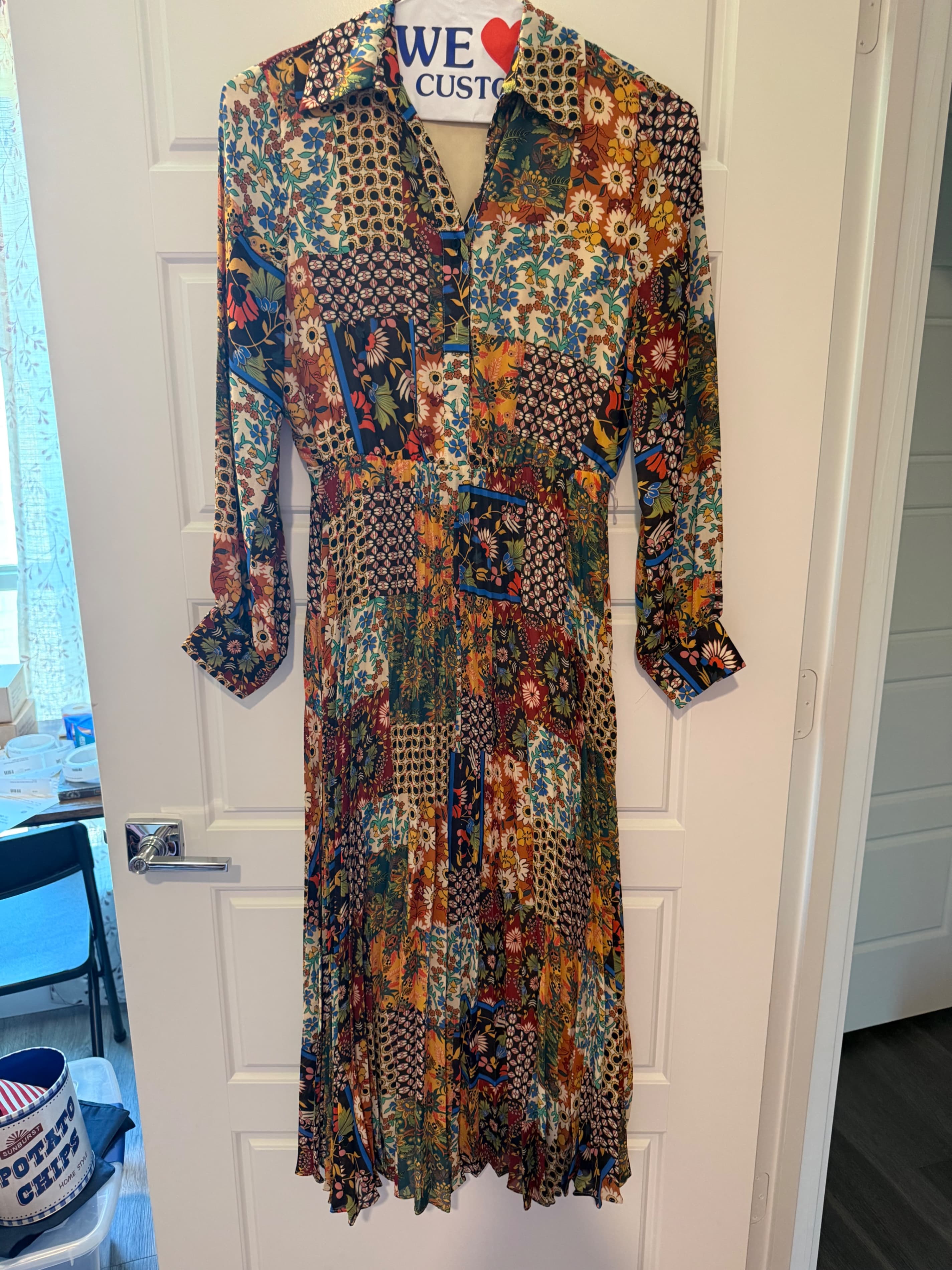 Emma & Michele Floral Patchwork Dress Size S