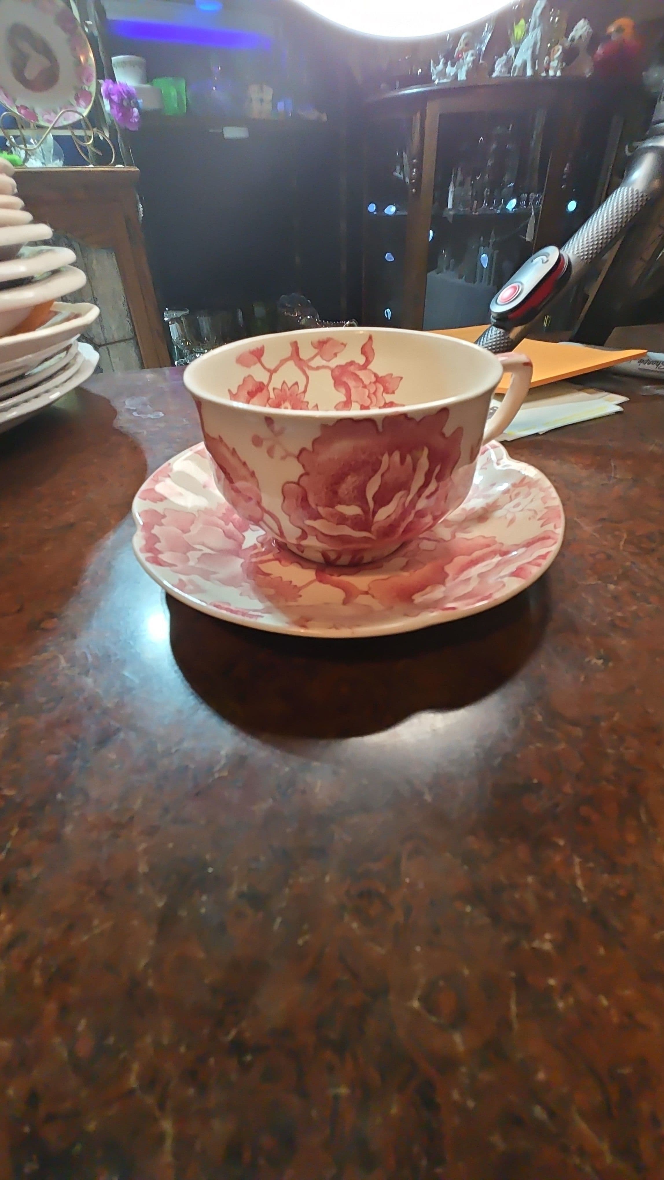 Chippendale cup and saucer