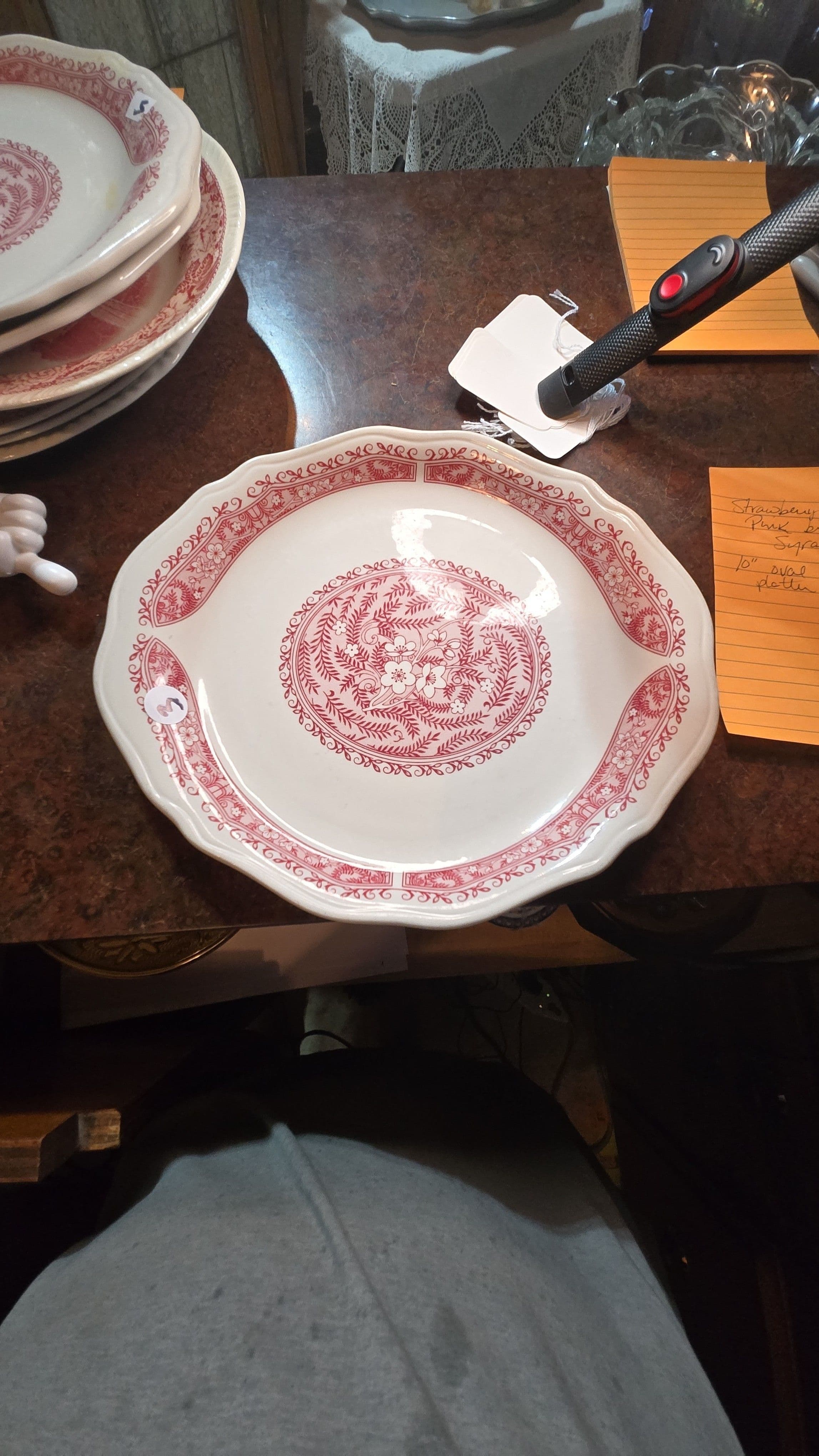10-in oval stake platter