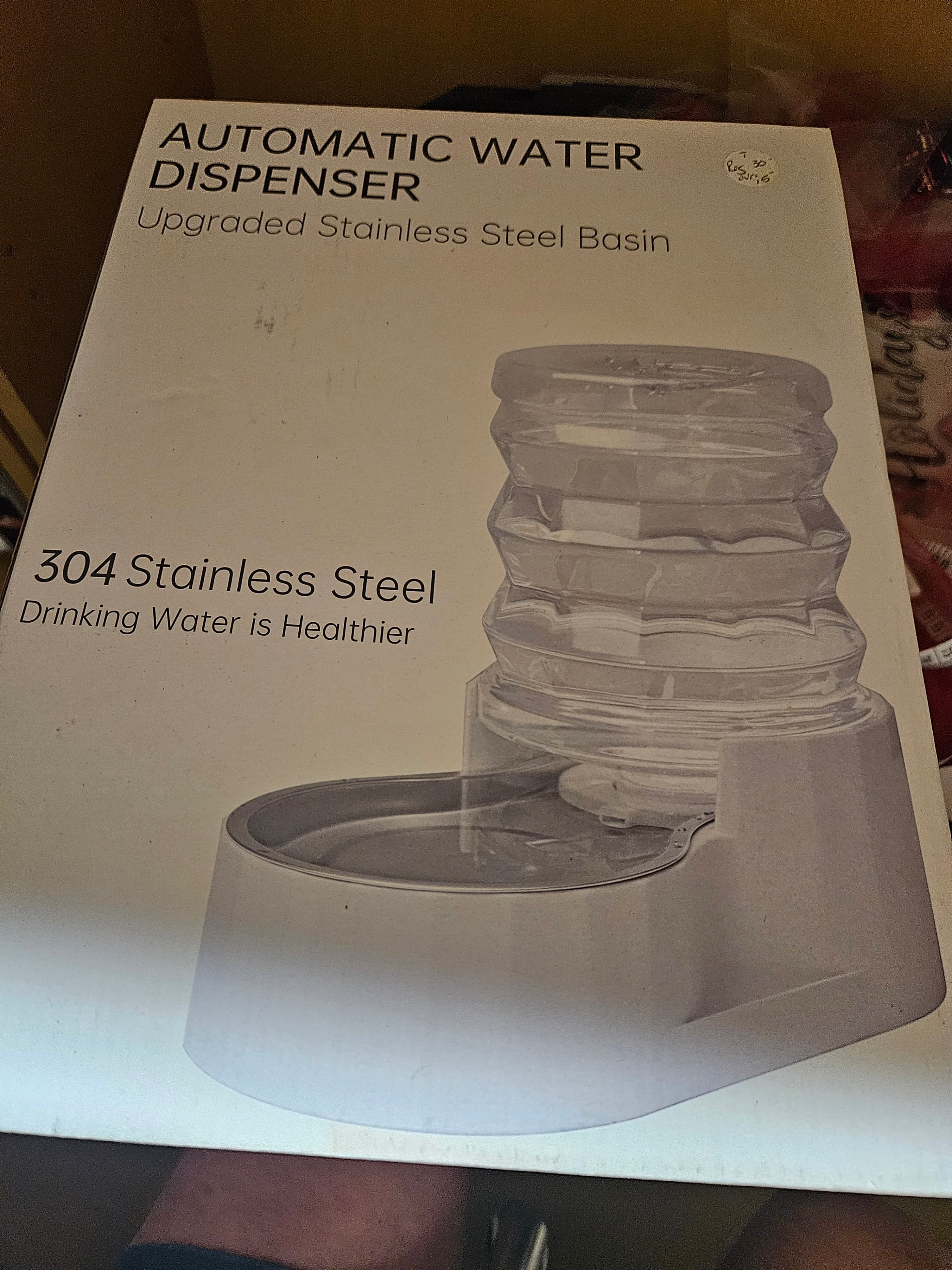 Automatic Water Dispenser 304 Stainless Steel Basin