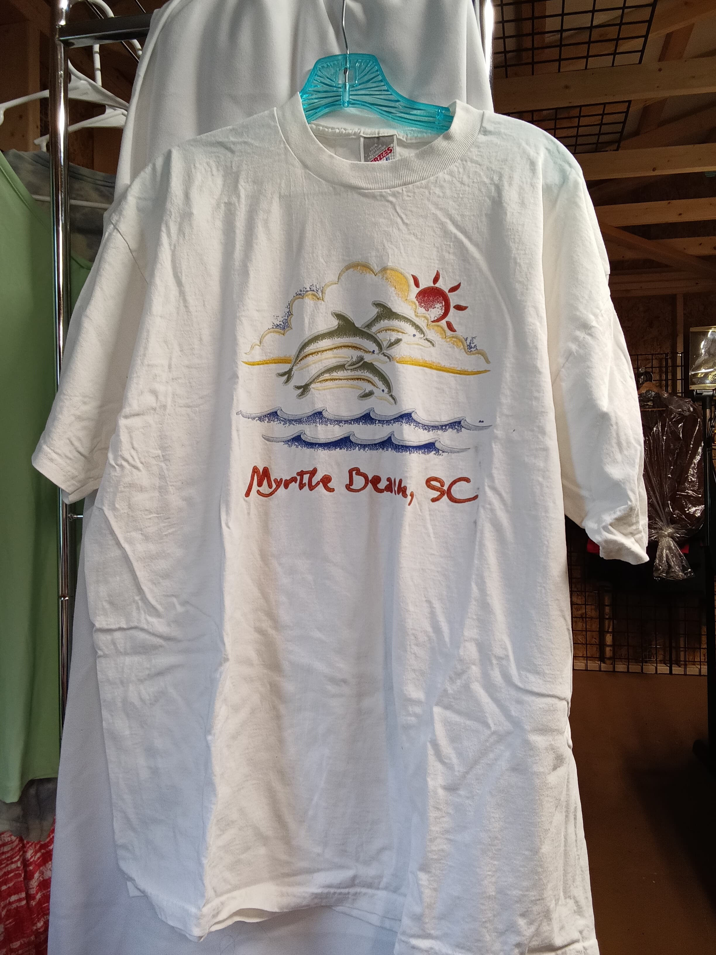 Myrtle Beach SC Graphic T-Shirt Dolphins Design
