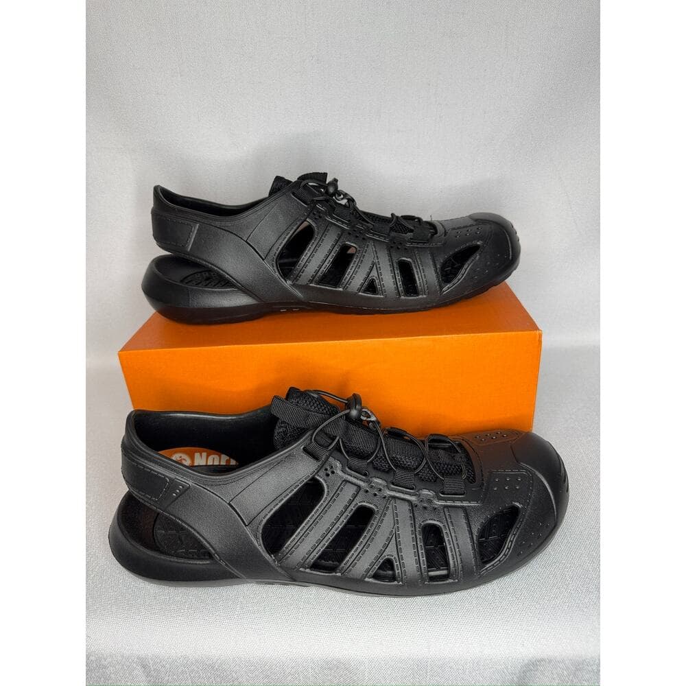 445. Northside Pacific Breeze Closed Toe Sport Sandals Black Men's 13