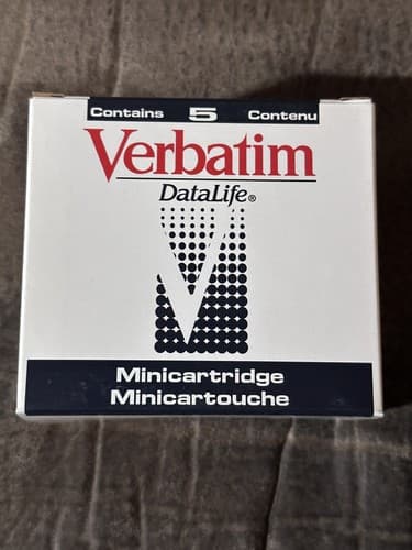 Lot of 10 Verbatim DataLife MC3010 XL Mini Data Cartridge New Sealed