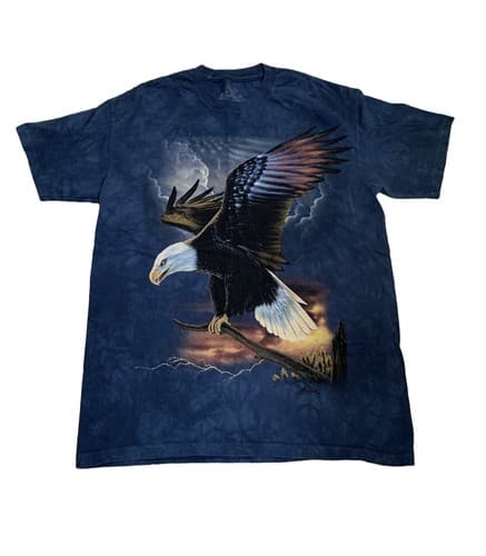 2006 THE MOUNTAIN Rick Kelley Bald Eagle tie dye t-shirt American Large Artist
