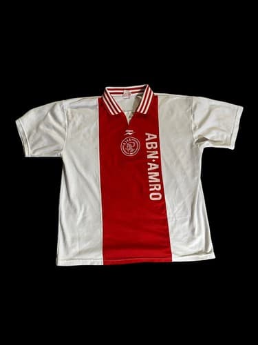 AJAX Amsterdam Futbol FCB Collared Soccer Jersey Olympus XL ABN AMRO