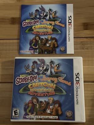 Box & Manual Only Scooby-Doo! & Looney Tunes Cartoon Universe Nintendo 3DS