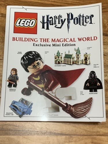 Harry Potter Lego Building The Magical World Exclusive Mini Edition 18 Page Rare