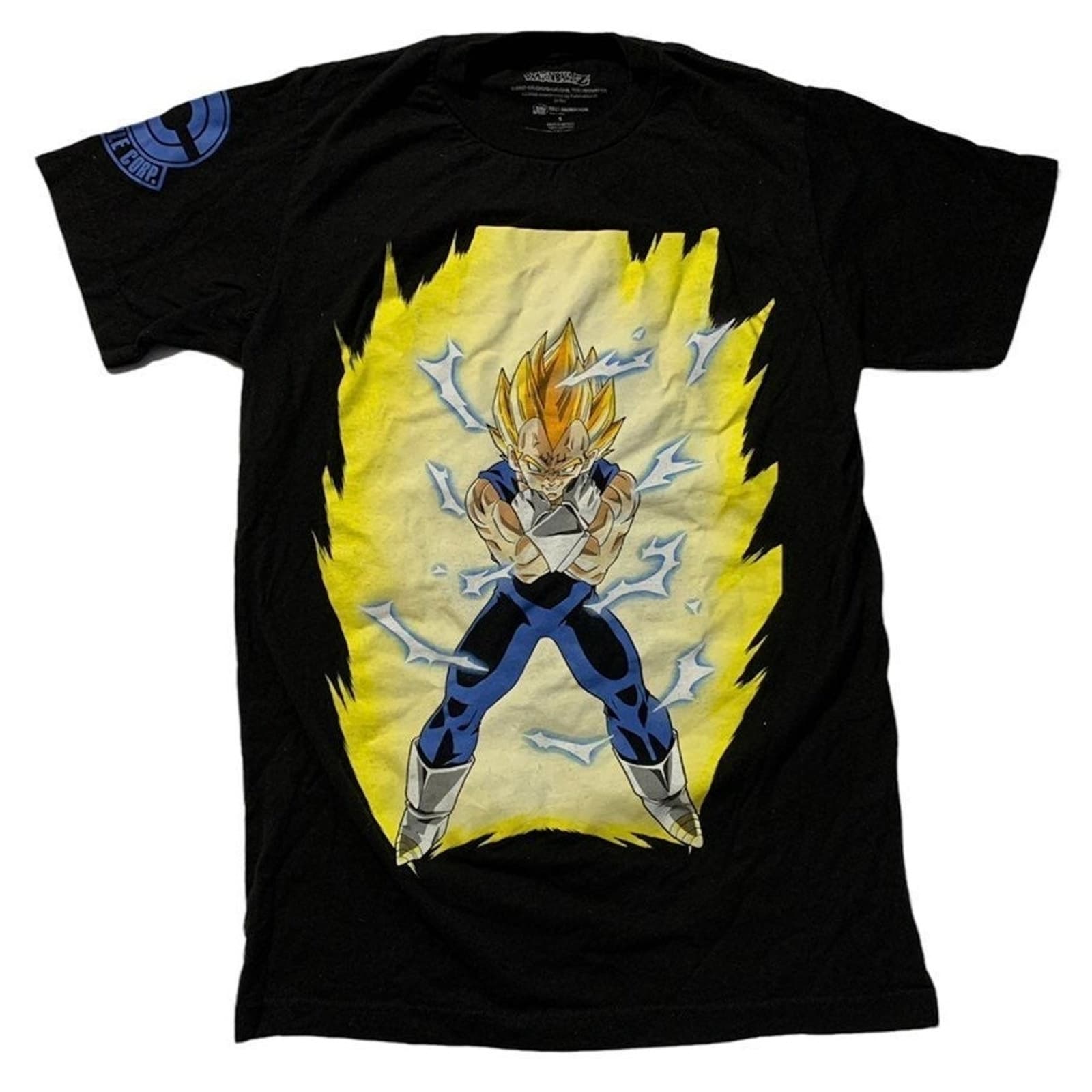 Majin Vegeta Dragon Ball Z Buu Saga Graphic Tshirt Capsule Corp Mens size small