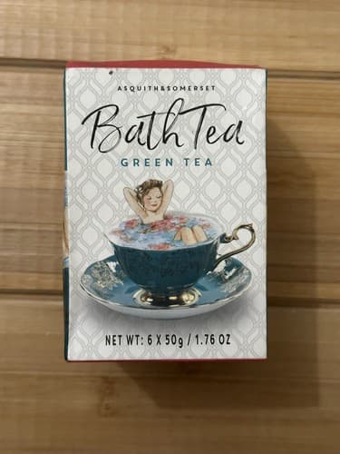 Asquith & Somerset Green Tea Bath Tea 1.76oz 6 Salt Tea Bags
