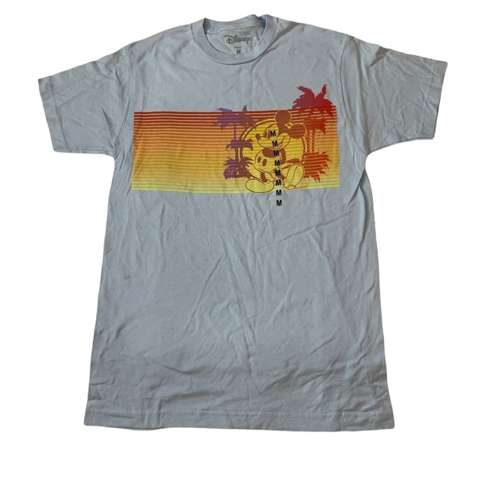 Tropical Mickey Mouse Summer T-Shirt Tee Men’s Medium