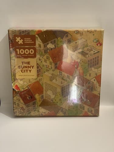 The Sunny City - 1000-Piece Jigsaw Puzzle from The Magic Puzzle Company Open box