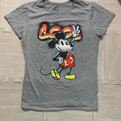 Mickey Mouse airbrush COOL youth size XL 15/17 Womens XS