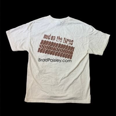 Brad Paisley Mud on the Tires Tour Concert Album T-Shirt Large