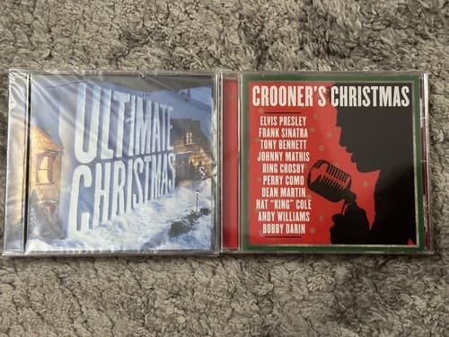 Crooner's Christmas CD Sealed Various Artists Music + Ultimate Christmas Lot 2
