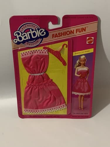 BARBIE DOLL 1983 VINTAGE FASHION FUN PERFECTLY PINK 4805 Sealed