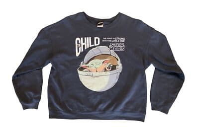 Sweatshirt The Child Long Sleeve Mandalorian shirt Womens XL