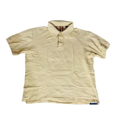 Robert Graham polo shirt for Men XL yellow golf tee