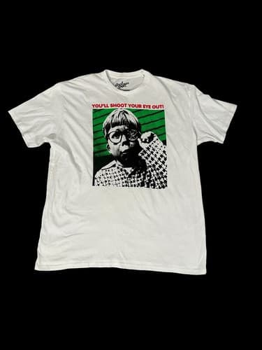 A CHRISTMAS STORY Graphic T-shirt Ralphie You'll Shoot Your Eye Out Sz 2XL