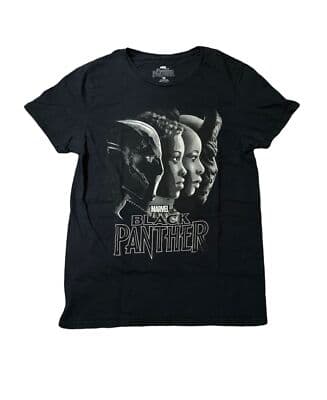 Mens Medium Marvel Black Panther Graphic T-Shirt