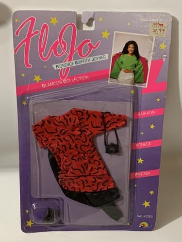 LJN Toys FloJo Florence Griffith Joyner 1989 2507 glamour collection Outfit