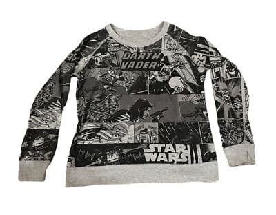 Star Wars Girls Juniors Reversible Sweatshirt XL Long Sleeves