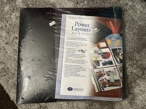 Brand New Creative Memories Power Layout Guides and Black Box