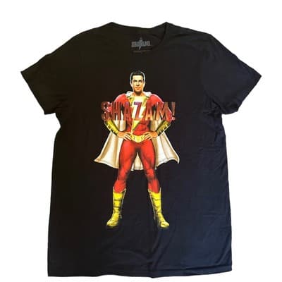 Hot Topic DC Comics SHAZAM! Tee Men's Size Medium T-Shirt
