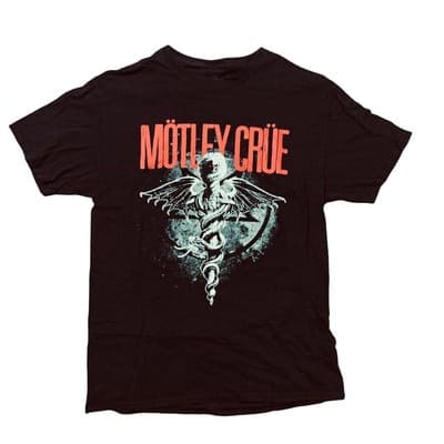 Urban Outfitters Retro Motley Crue Mens T-Shirt Medium