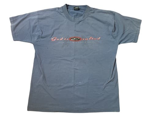 Vintage Adult XL Carman God Is Exalted Single Stitch TShirt Christian Band Tee